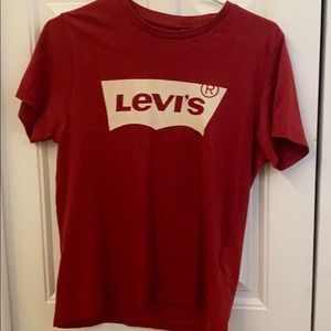 levi’s red shirt, extra small